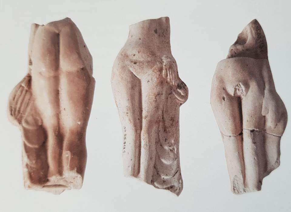 1-2 Venus-Figuren aus Kempraten, Votivfigur (nur Unterteile), nicht die aus Dauerausstellung