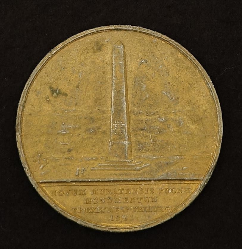Medaille Enthüllung des Schlachtdenkmals von Murten
