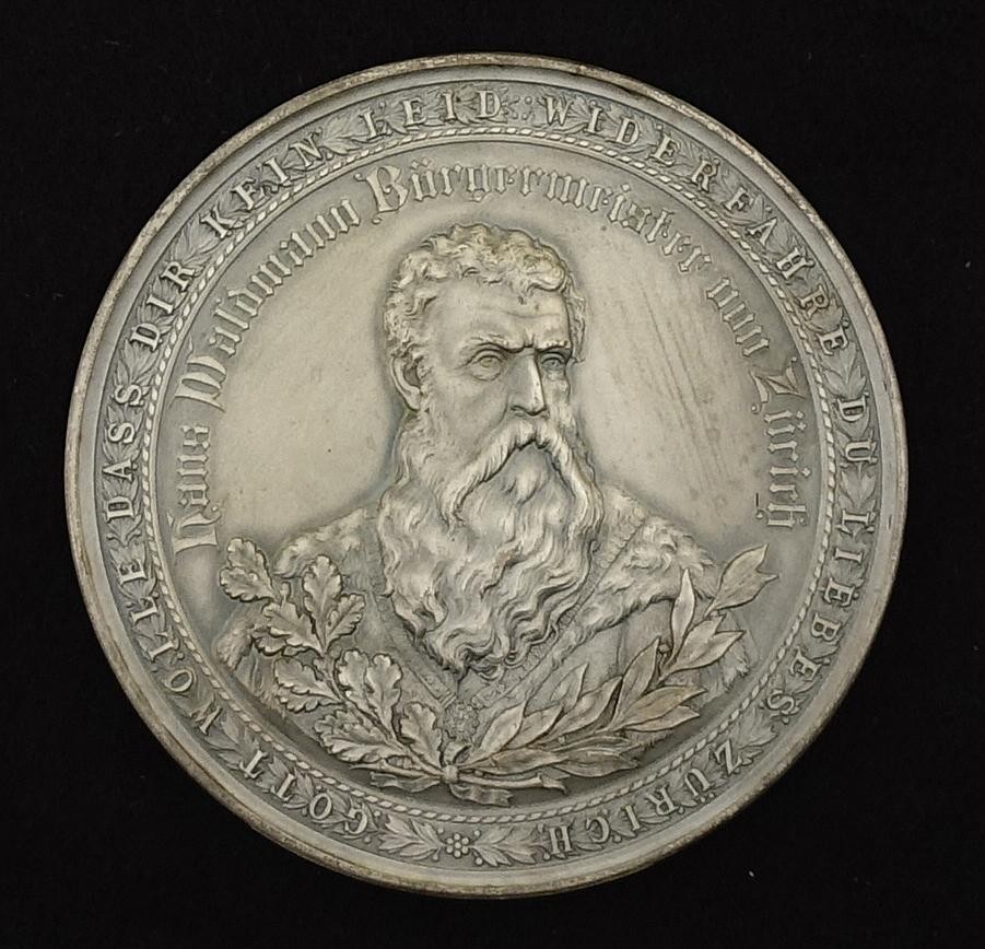 3 Medaillen Hans Waldmann, Bürgermeister v. Zürich 1435 - 1489