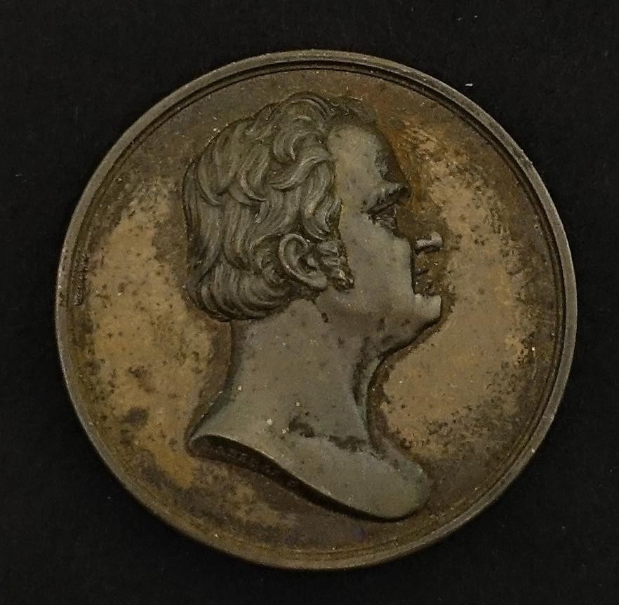 Medaille Karl Ritter, Geograph, Berlin (1779 - 1859)