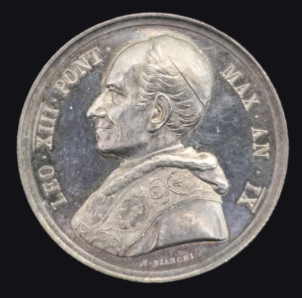 Medaille Papst Leo XIII 1878 - 1903