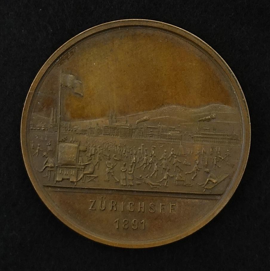Medaille Seegfrörne Zürich
