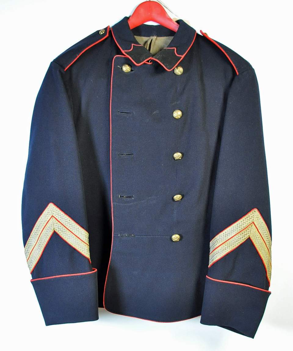 Uniformrock (Artillerie) Feldweibel, Eidg. Ord. 1875