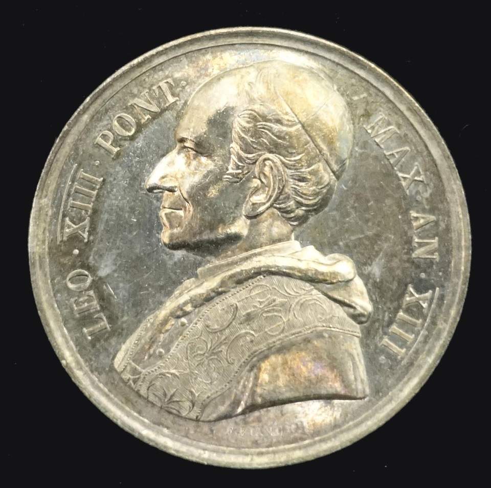Medaille Papst Leo XIII 1878 - 1903