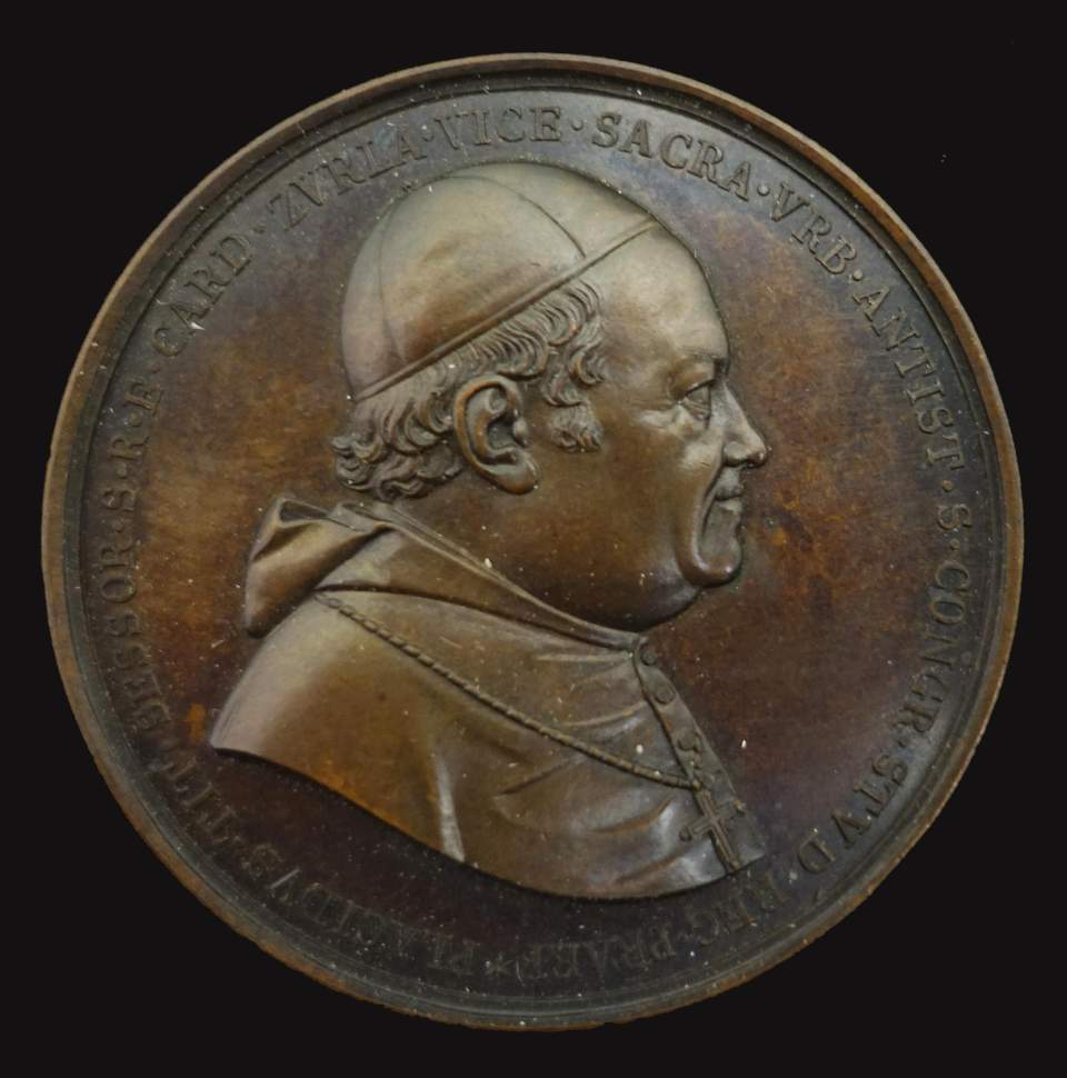 Medaille Kardinal Placidus Zuria