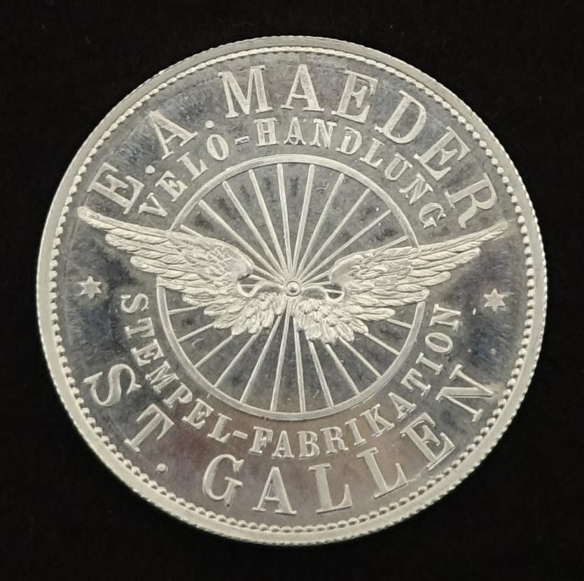 Medaille der Firma E. A. Maeder