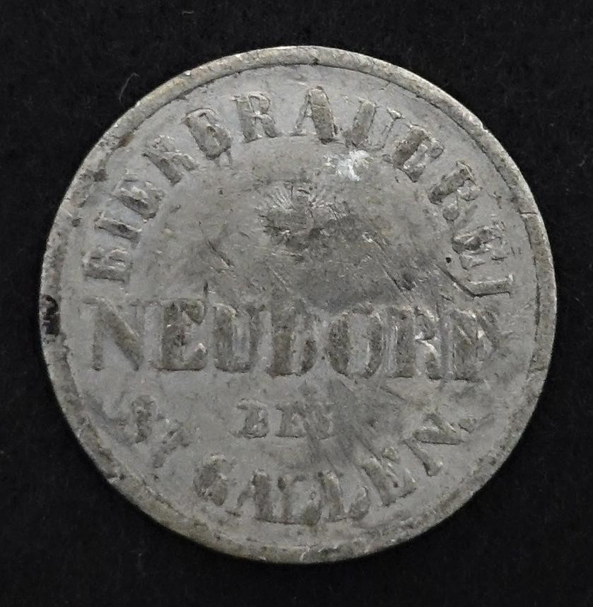 Medaille Biermarke Bierbrauerei Neudorf