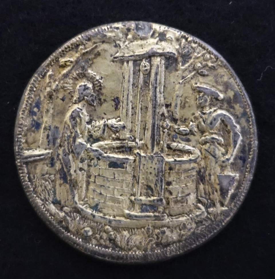 Medaille Christus am Brunnen