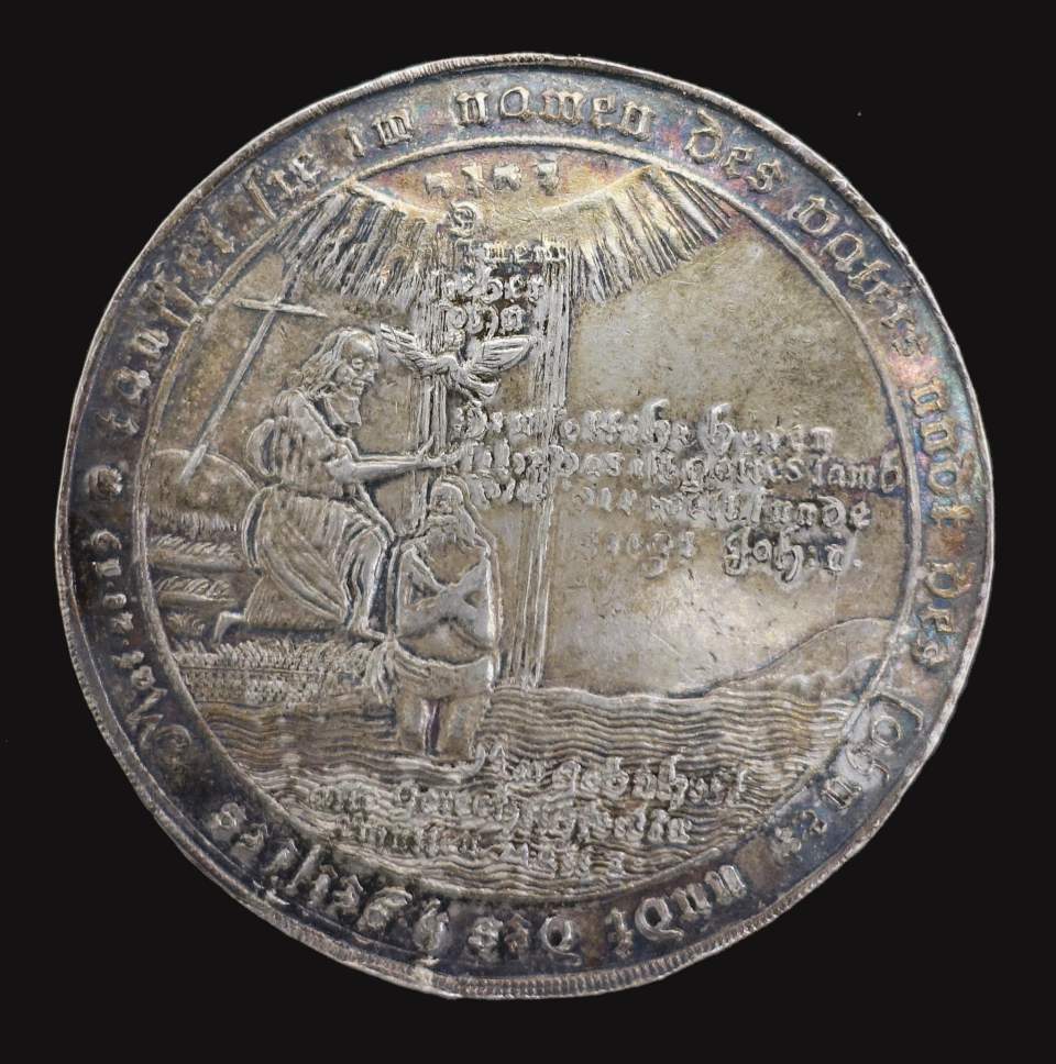 Medaille zur Taufe