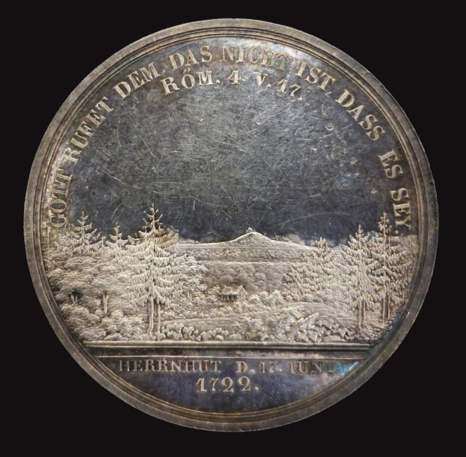 Medaille Centenarium von Herrenhuth
