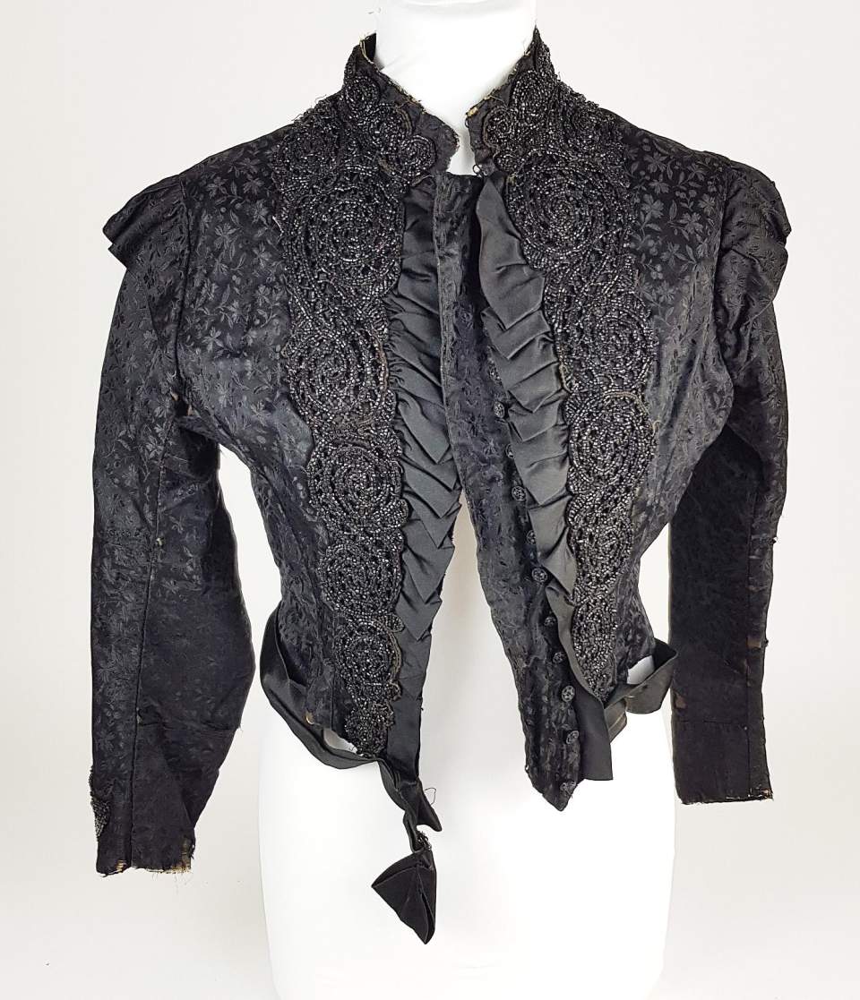 Damenjacke mit Perlstickerei, Jacke, Oberteil