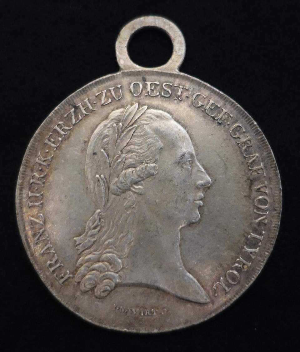 Tapferkeits - Medaillon v. Oesterreich 
Franz II v. Oesterreich