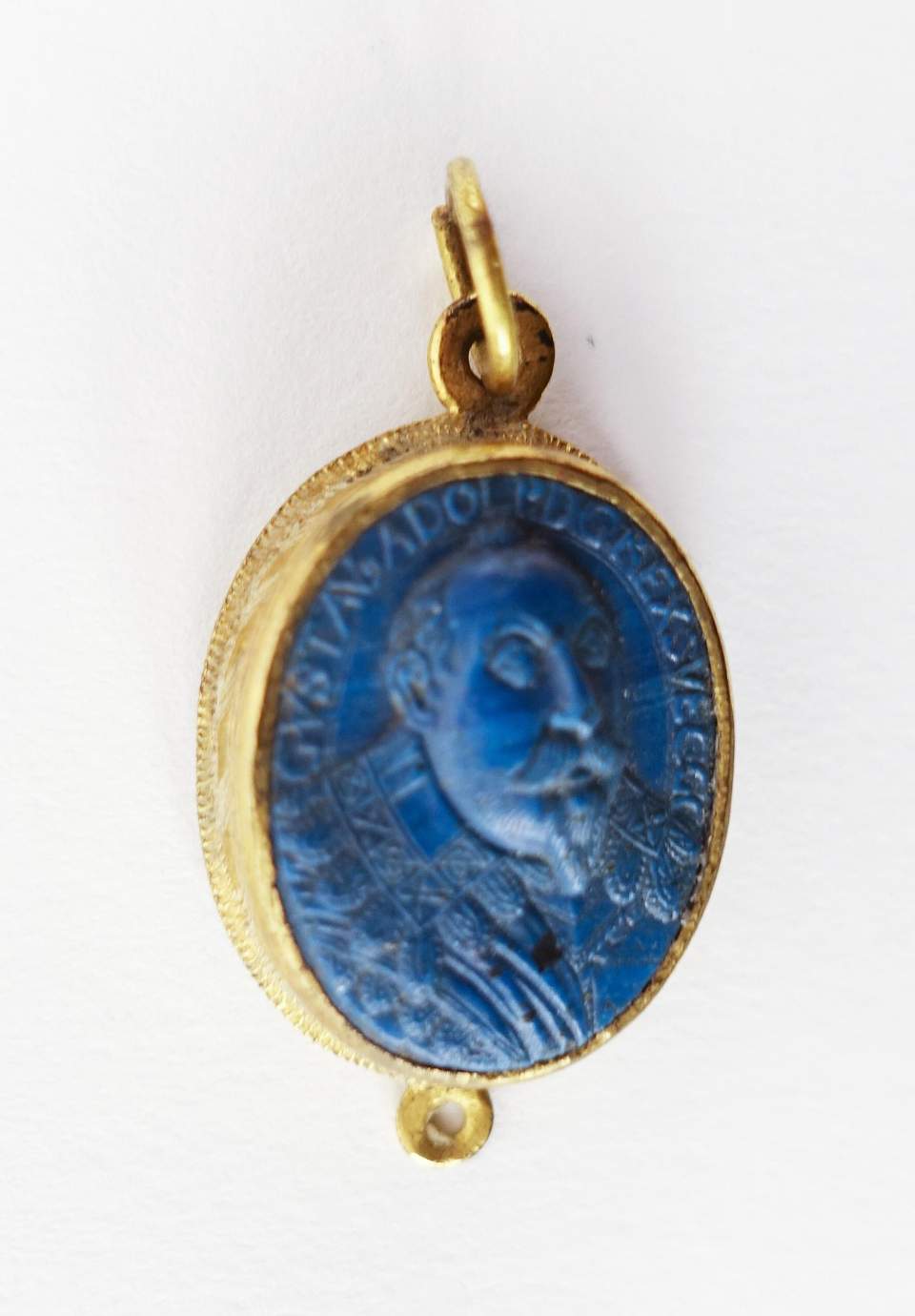 Medaillon Porträt König Gustav Adolph von Schweden
