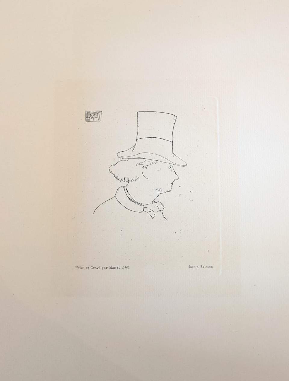 Édouard Manet - Herr mit Hut
