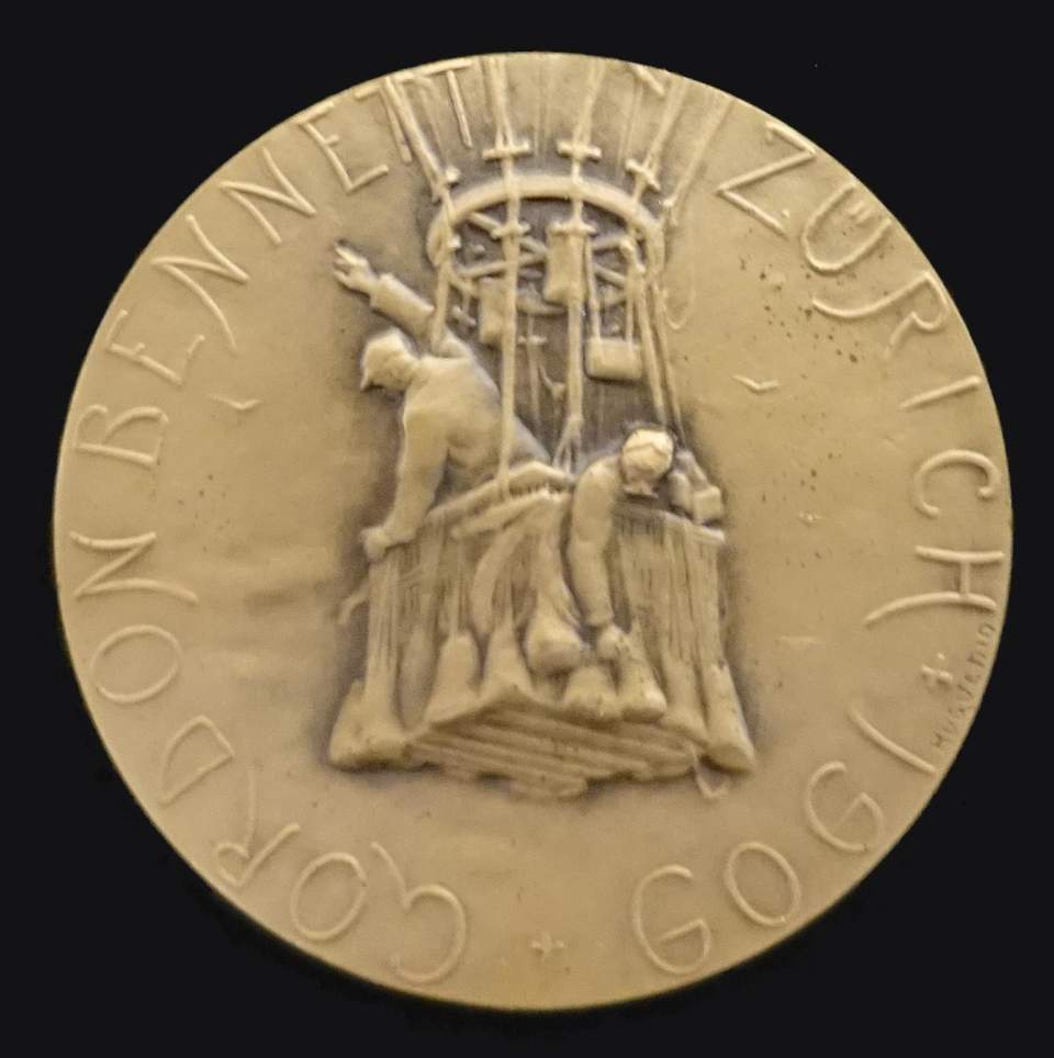 Medaille Gordon - Bennet - Wettfliegen Zürich