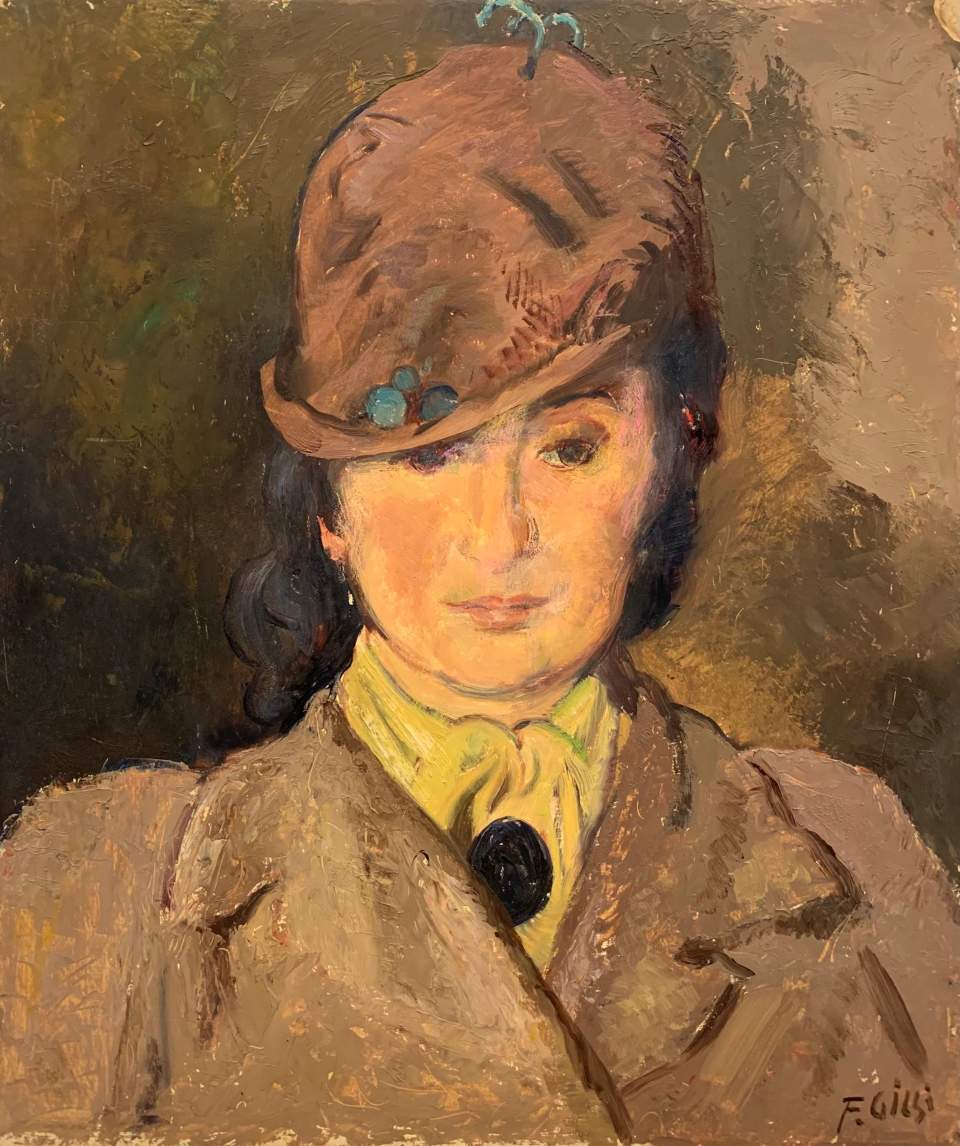 Porträt Paula Gilsi-Ornstein mit Hut