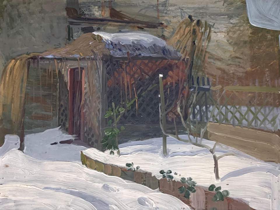 Storchengarten im Winter