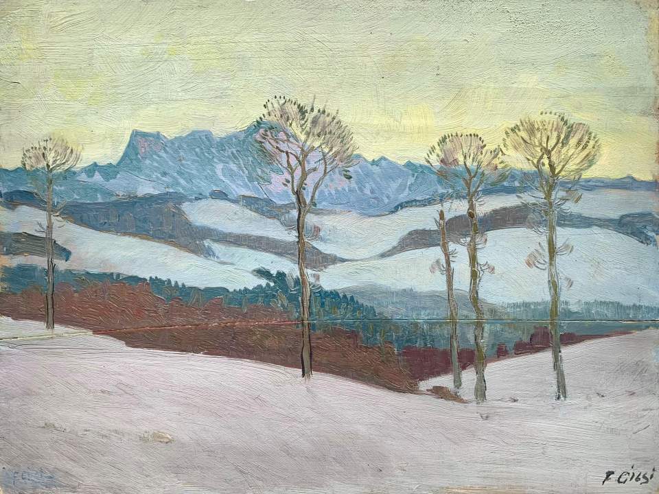 Bäume vor Alpsteinpanorama