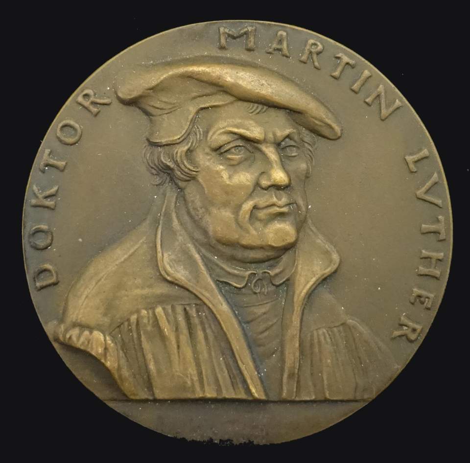 Medaille Martin Luther, Reformator
