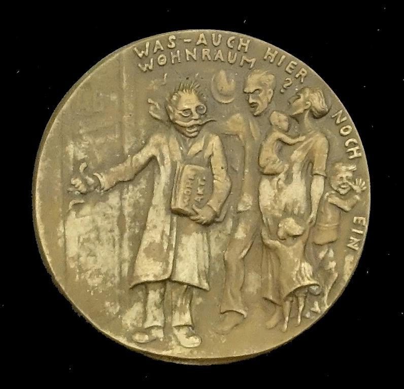 Medaille Wohnungsnot in Deutschland