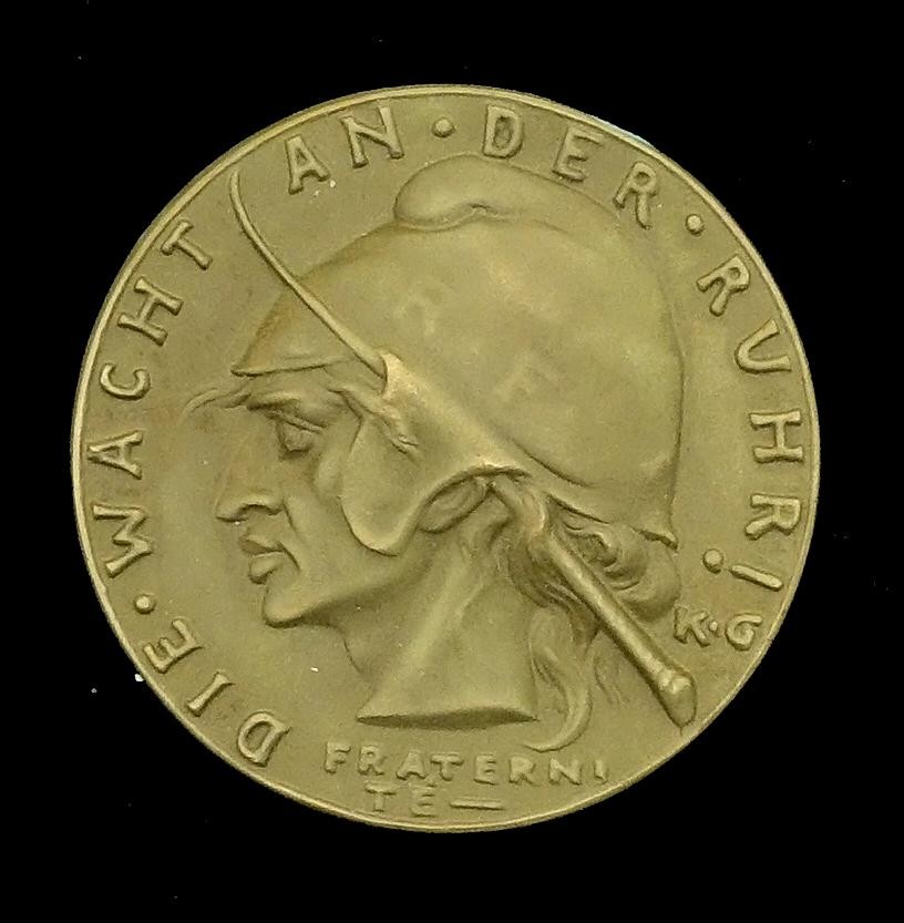Medaille Französ. Ruhrbesetzung