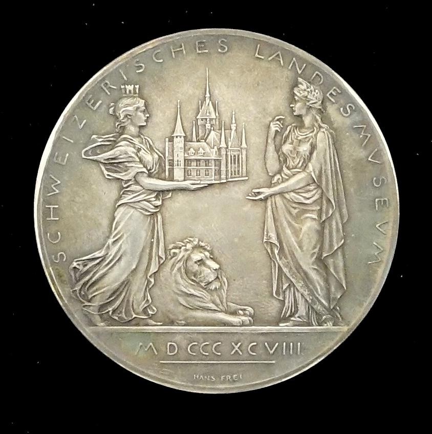 Medaille Landesmuseum Zürich Einweihung
