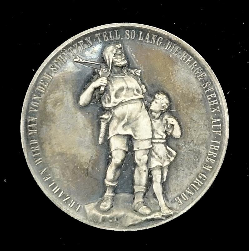 Medaille Enthüllung d. Telldenkmals in Altdorf
