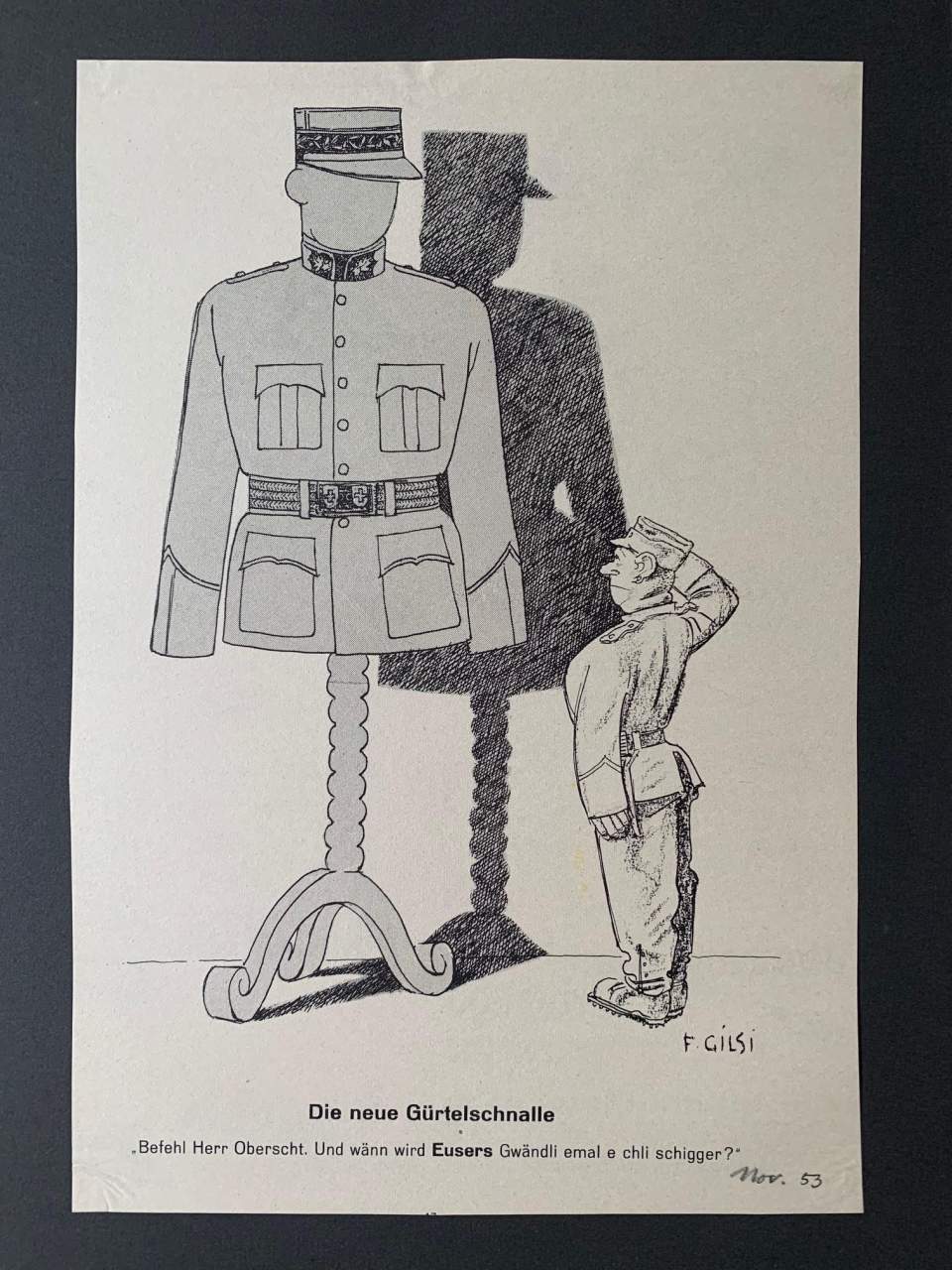 Die neue Gürtelschnalle