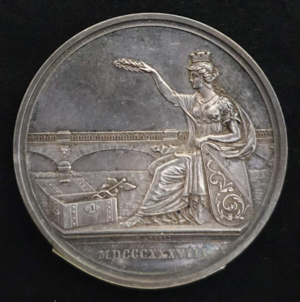 Medaille Ing. L. Negrelli, Zürich, Erbauer d. Münsterbrücke