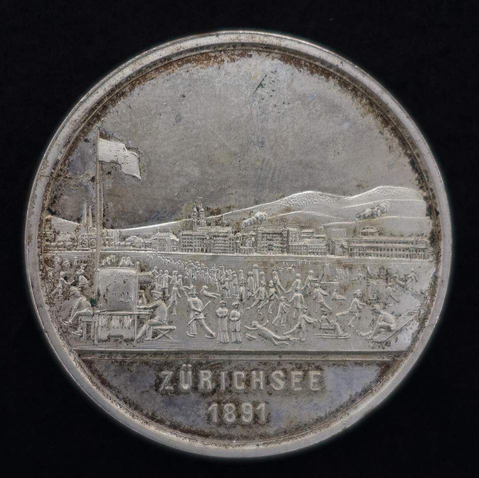 Medaille Seegfrörne Zürich