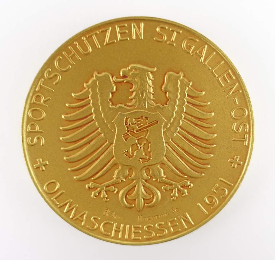Schützenmedaille Olmaschiessen 1951, Schaffhausen