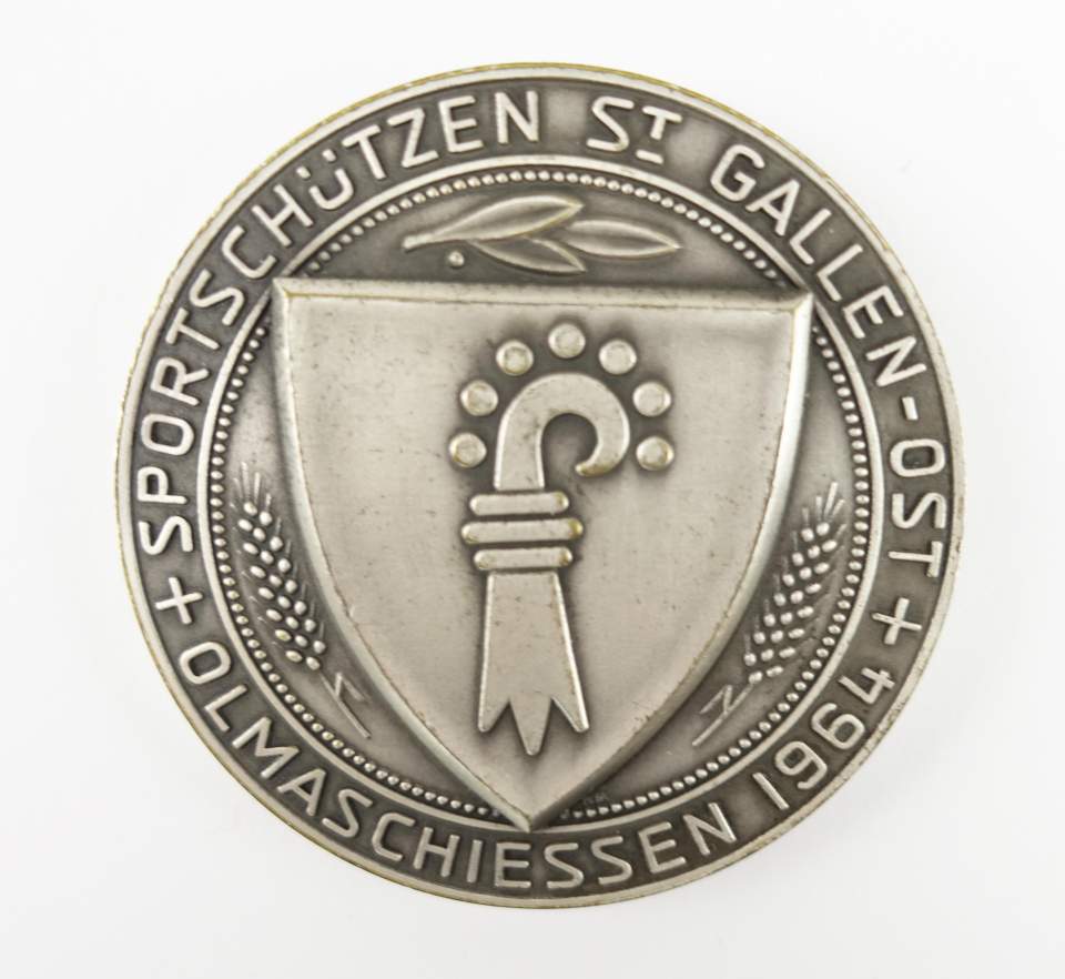 Schützenmedaille Olmaschiessen 1964, Basel-Land