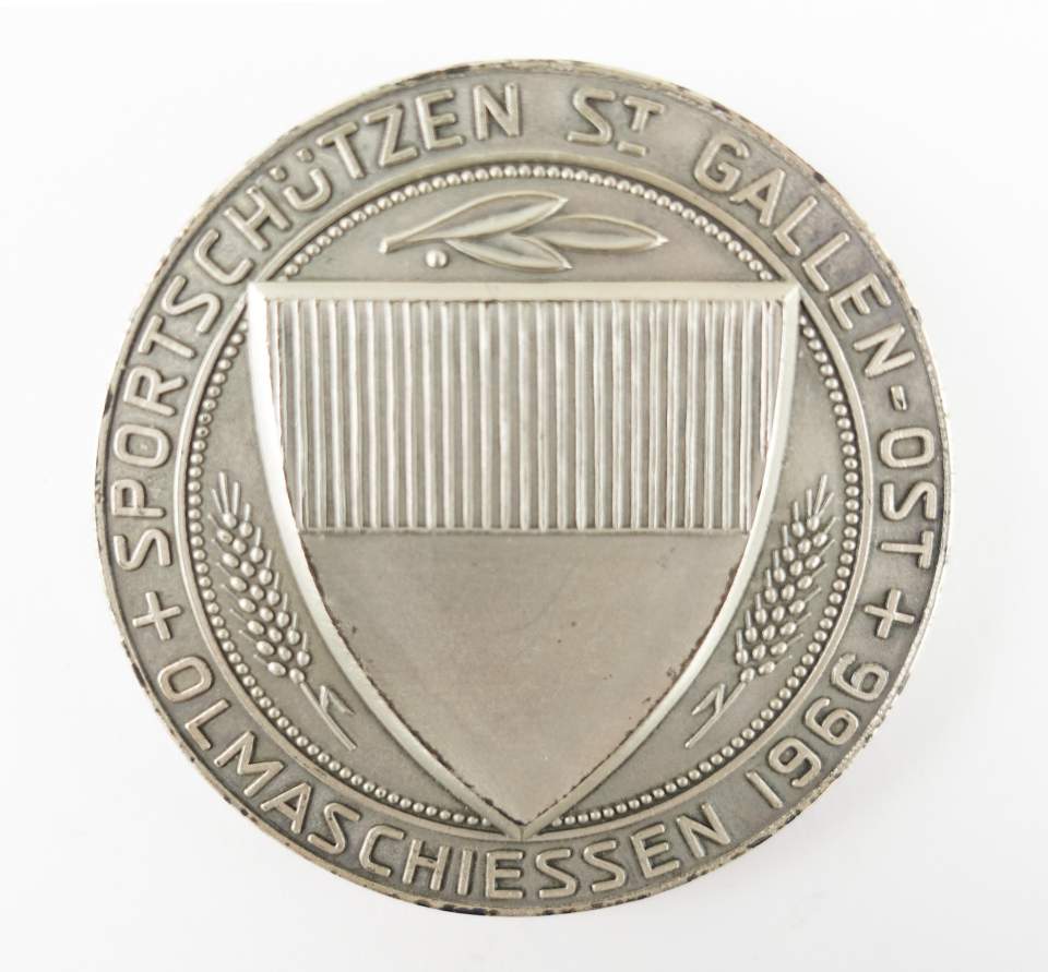 Schützenmedaille Olmaschiessen 1966, Solothurn