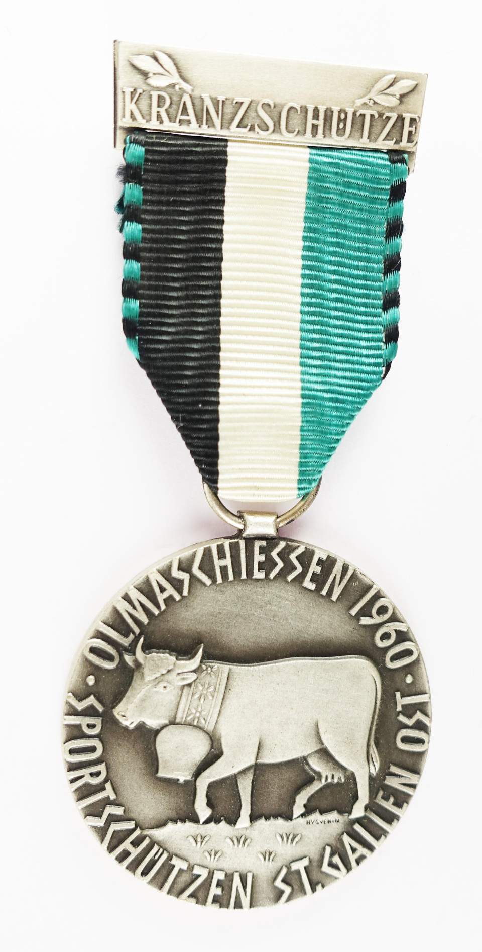 Schützenmedaille Olmaschiessen Kranzschütze 1960
