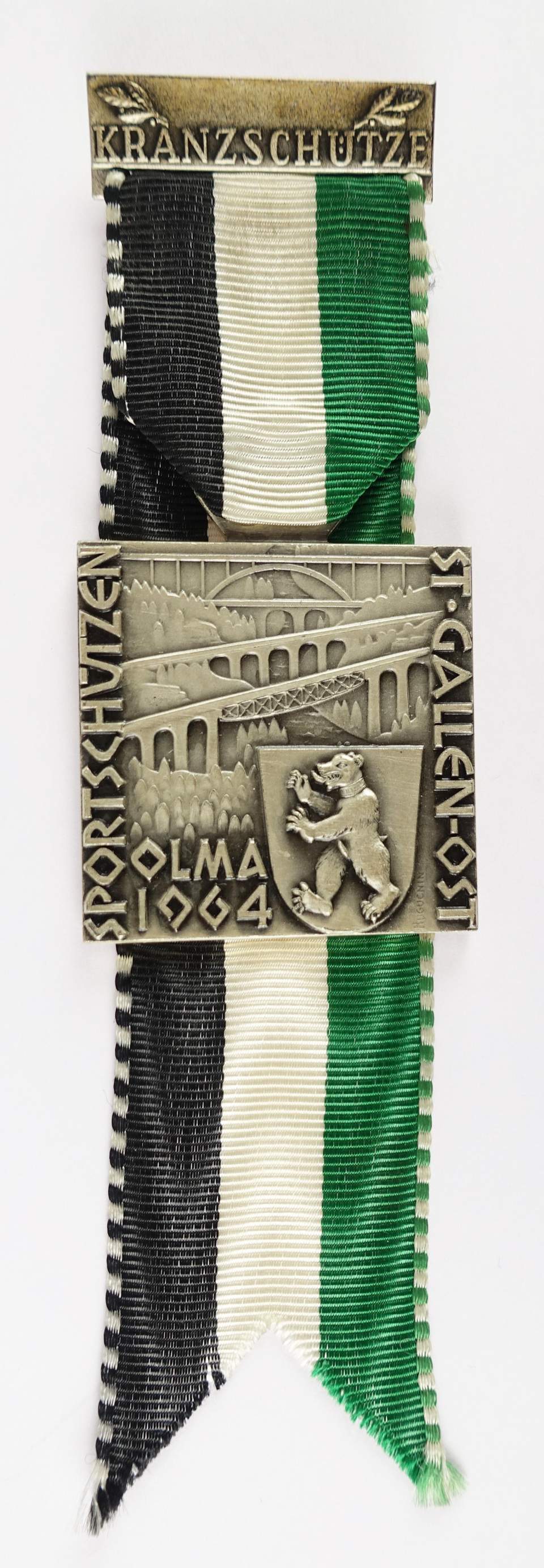 Schützenmedaille Olmaschiessen Kranzschütze 1964