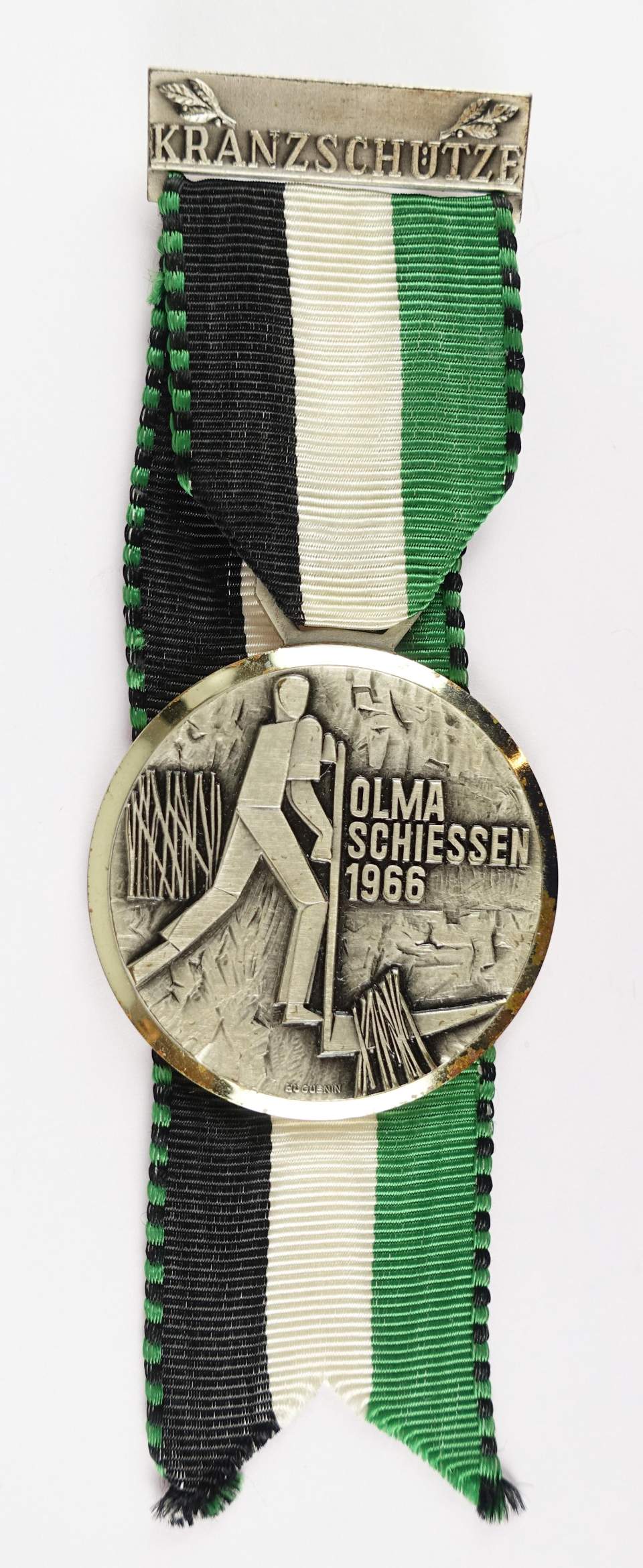 Schützenmedaille Olmaschiessen Kranzschütze 1966