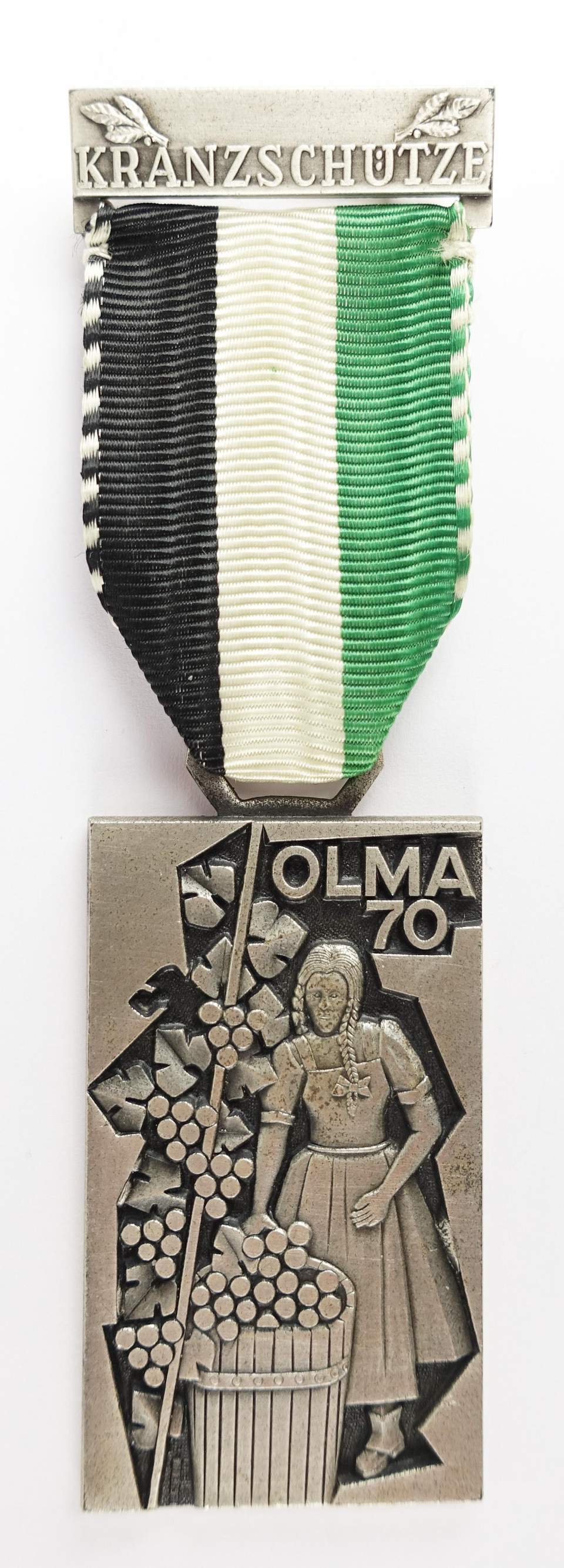 Schützenmedaille Olmaschiessen Kranzschütze 1970