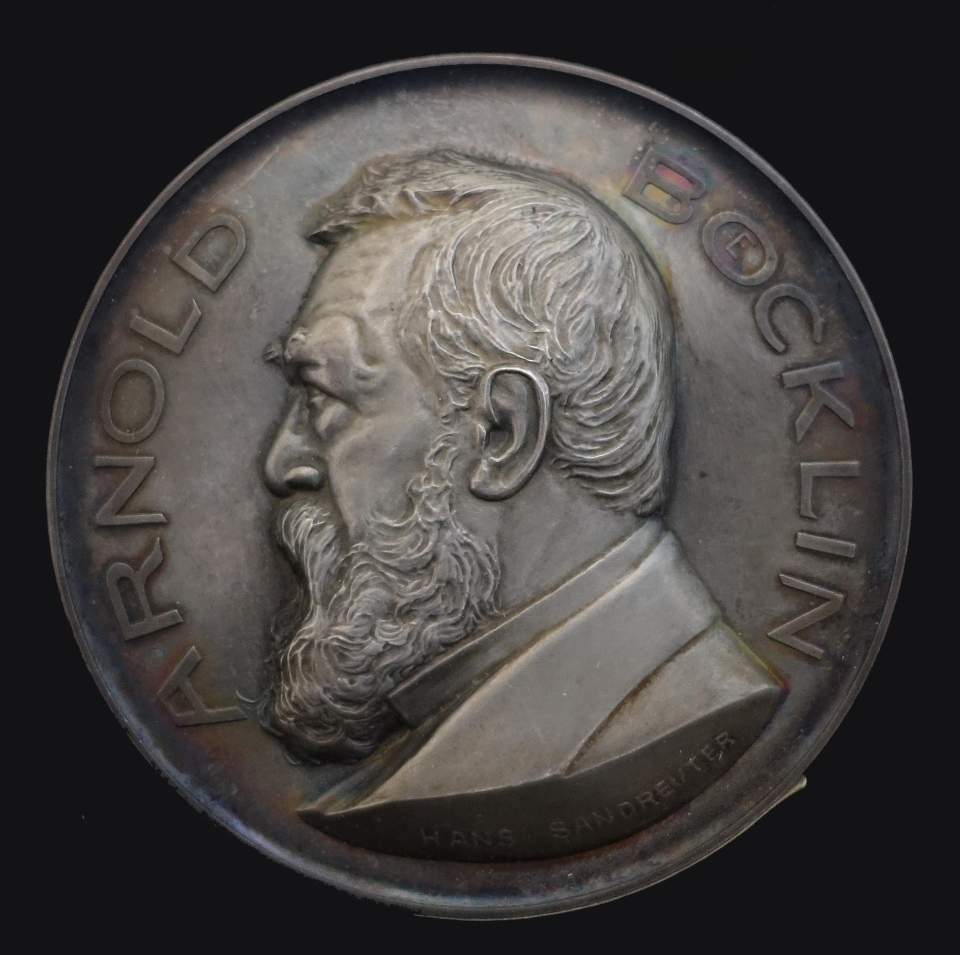 Medaille Arnold Böcklin, Kunstmaler 1827 - 1901