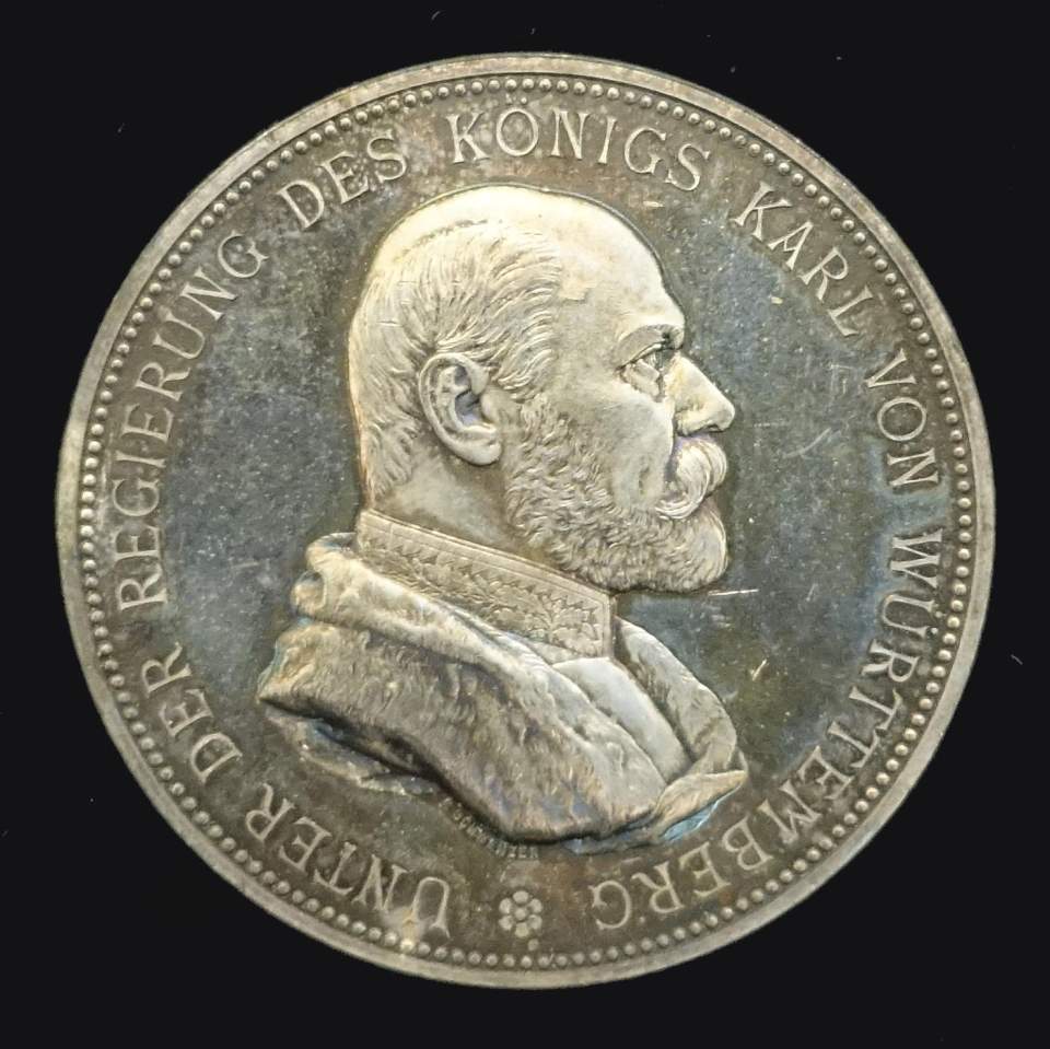 Medaille Vollendung d. Münsters von Ulm
König Karl v. Würtemberg