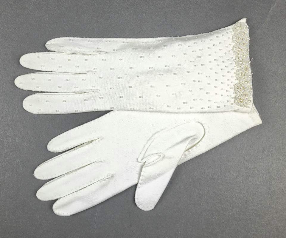 1 Paar Damenhandschuhe, Handschuhe