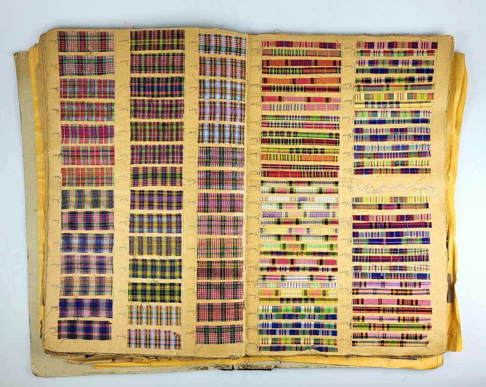Musterbuch für bedruckte Stoffe