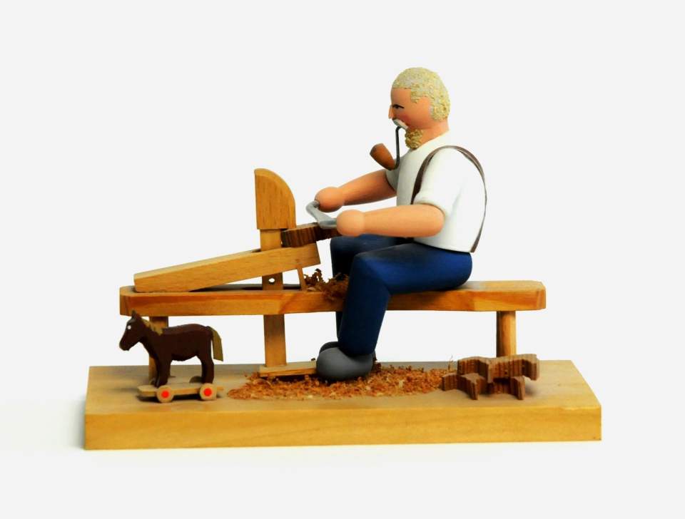 Miniatur-Figur, Spielzeugmacher, Schnitzer