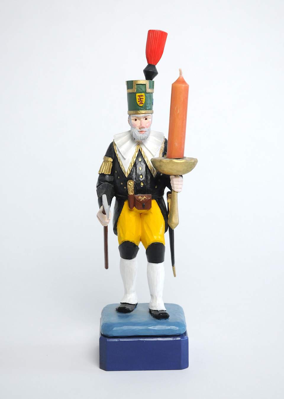 Bergmann in Paradeuniform für Winterparade
