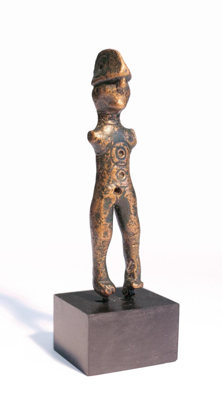 Bronzestatuette, Vilder Männchen
