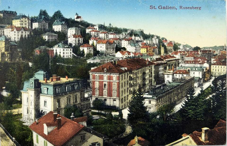 Ansichtskarte, Postkarte von St.Gallen