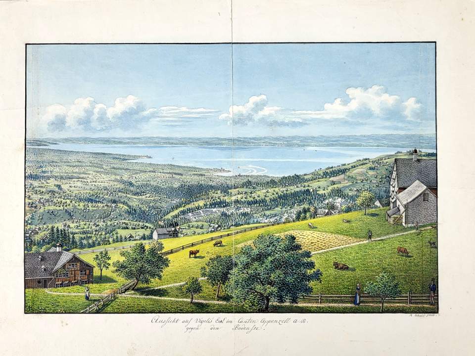 Ansicht Vögelinsegg und Bodensee