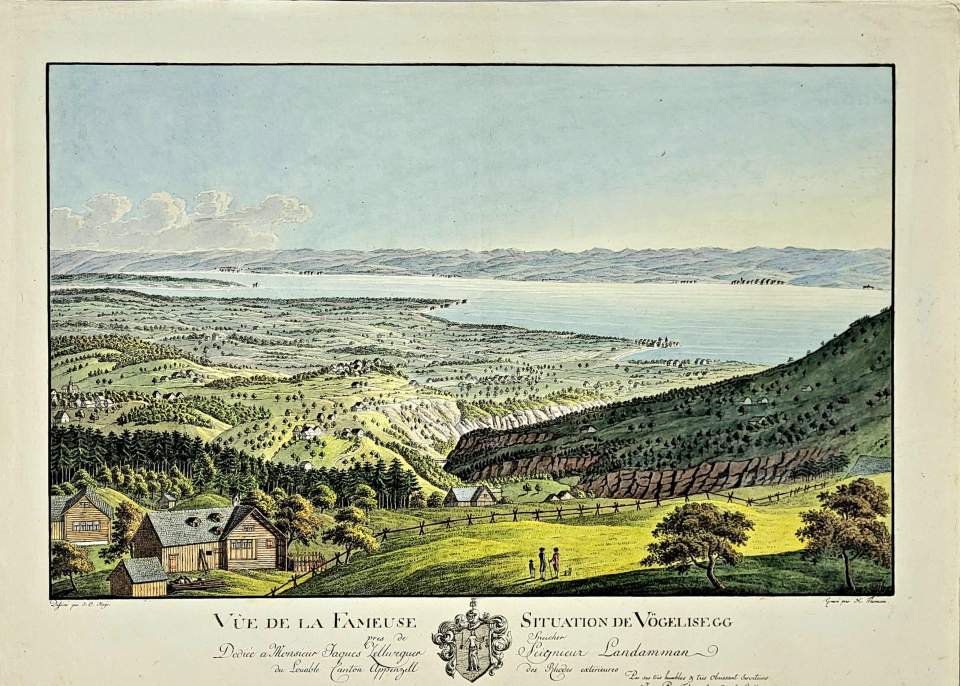 Ansicht Vögelinsegg und Bodensee