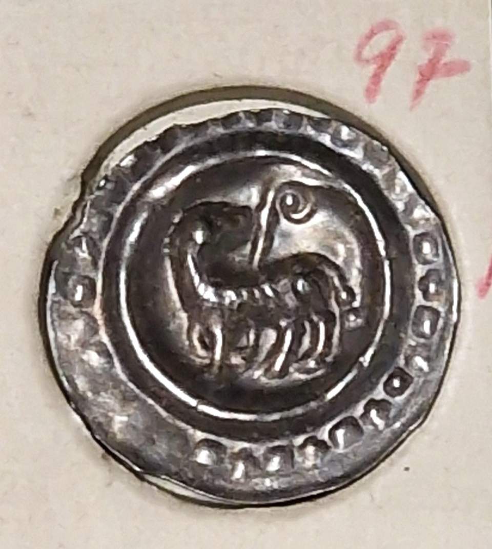 Pfennig (Lammpfennig) der Abtei St.Gallen, Brakteat