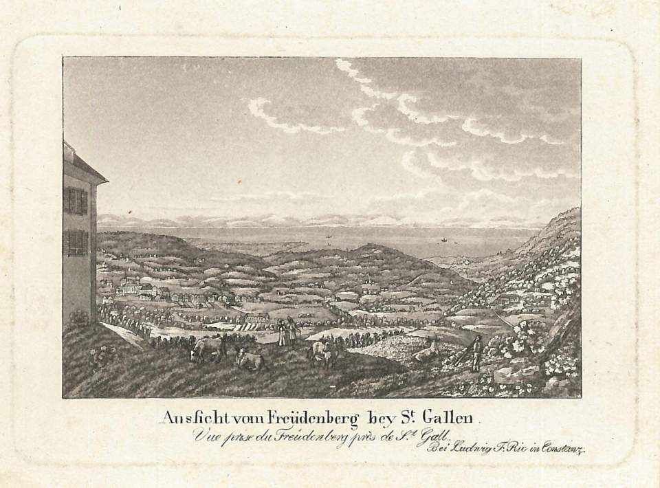 Aussicht St.Gallen vom Freudenberg