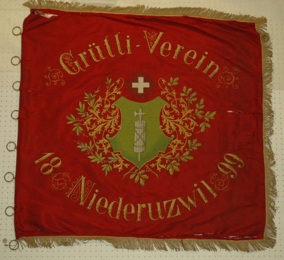 Fahne des Grütli - Vereins Niederuzwil